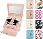 This chapstick holder is suitable for lip balm, lipstick, and lip gloss. It can also function as a small makeup bag for holding mascara and other cosmetics. lipstick pouch is an ideal gift for family, friends, and colleague